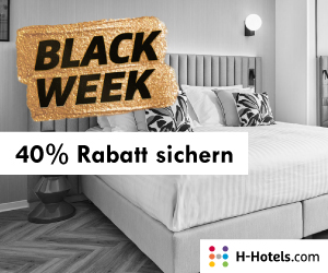 Black Week: 40% Rabatt sichern