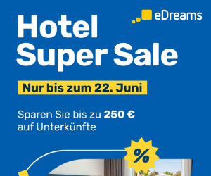 Hotel Super Sale: Bis zu 250€ Rabatt