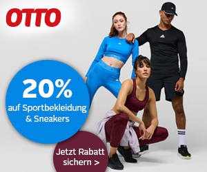 20% Rabatt auf Sportbekleidung & Sneakers